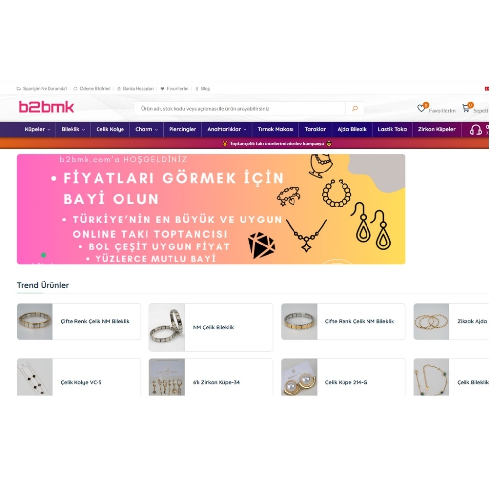 MK TOPTAN ÇELİK TAKI