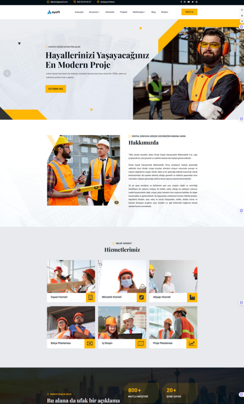 İnşaat Web Paketi-175